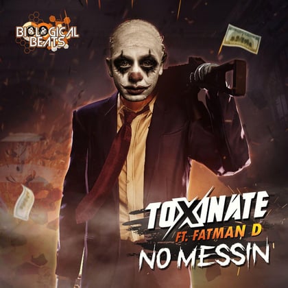 No Messin album by Toxinate & Fatman D - Drum and Bass Cover Art