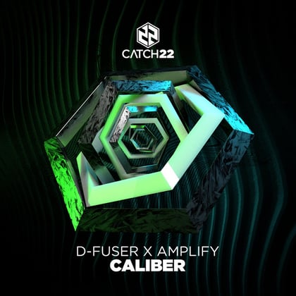 Caliber album by Capone, Amplify & D-Fuser - Drum and Bass Cover Art