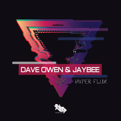 Hyper Flux album by Dave Owen - Drum and Bass Cover Art