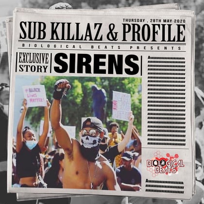 Sirens album by Sub Killaz & Profile - Drum and Bass Cover Art