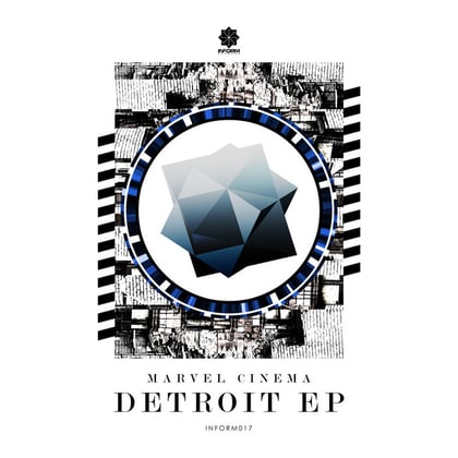 Detroit EP album by Marvel Cinema - Drum and Bass Cover Art
