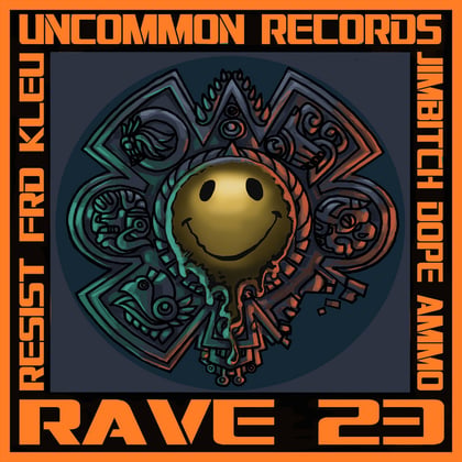 23 Rave 23 album by Kleu, Dope Ammo & Isaac Maya - Drum and Bass Cover Art