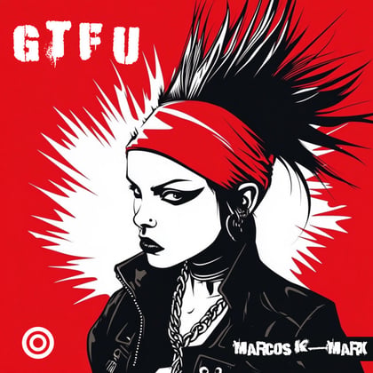 GTFU album by Marcos K-Marx - Drum and Bass Cover Art