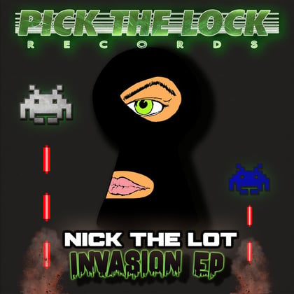 Invasion EP album by Agro & Nick The Lot - Drum and Bass Cover Art