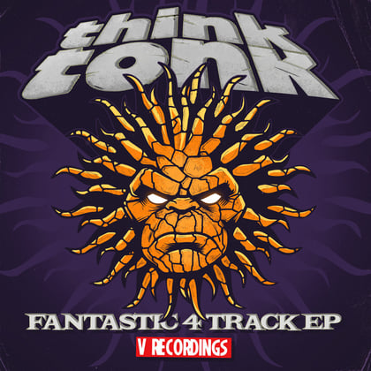 Fantastic 4 Track EP album by Think Tonk - Drum and Bass Cover Art