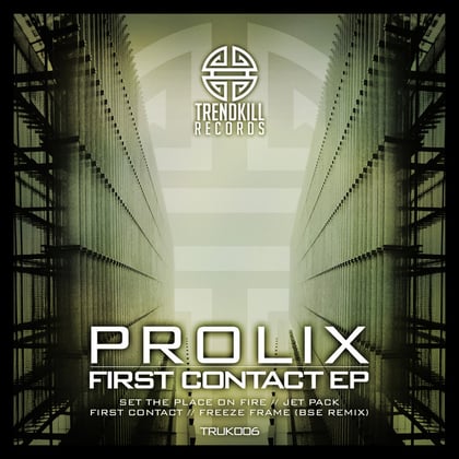 First Contact album by Prolix - Drum and Bass Cover Art