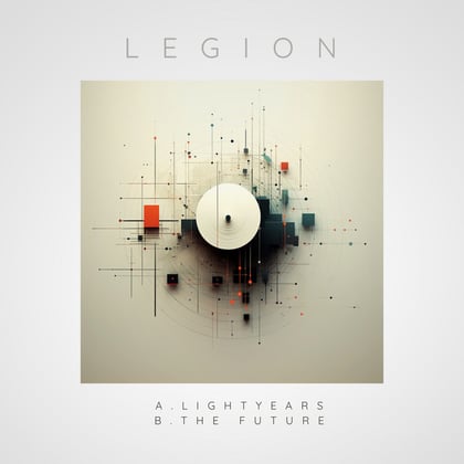 Lightyears / The Future album by Legion - Drum and Bass Cover Art