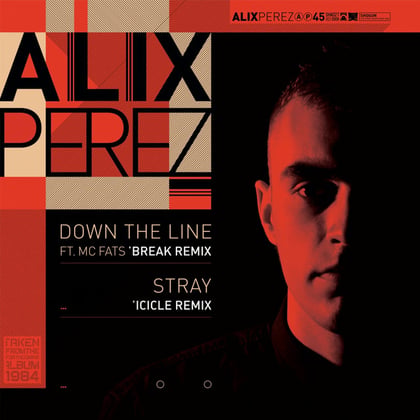 Down the Line / Stray (Break / Icicle Remixes) album by Verbz & Alix Perez - Drum and Bass Cover Art