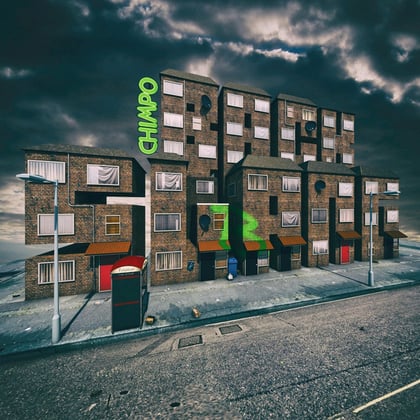 Backslang EP album by Chimpo - Drum and Bass Cover Art
