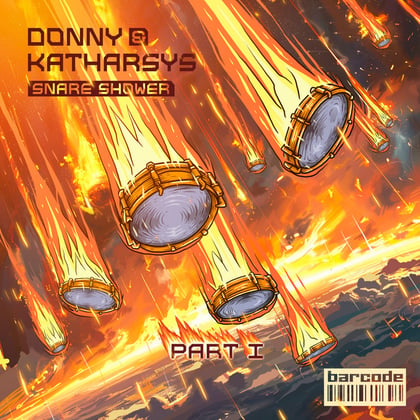 Snare Shower - Part One album by Donny & Katharsys - Drum and Bass Cover Art