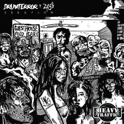 Ebb & Flow album by Drumterror - Drum and Bass Cover Art