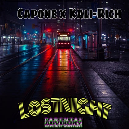 Last Night album by Capone - Drum and Bass Cover Art