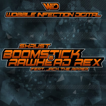 Boomstick // Rawhead Rex album by Shrust - Drum and Bass Cover Art