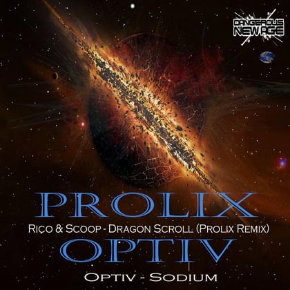 Sodium & Dragon Scroll album by Optiv - Drum and Bass Cover Art