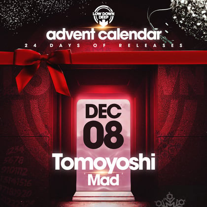 Mad album by Tomoyoshi - Drum and Bass Cover Art