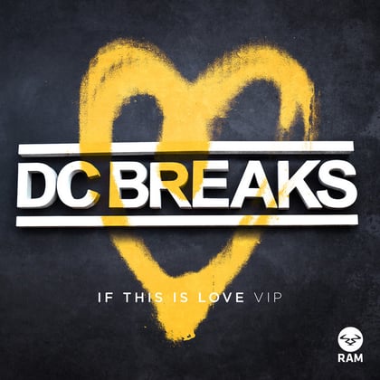 If This Is Love VIP album by DC Breaks - Drum and Bass Cover Art