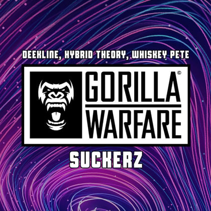 Suckerz album by Deekline, Whiskey Pete & Hybrid Theory - Drum and Bass Cover Art