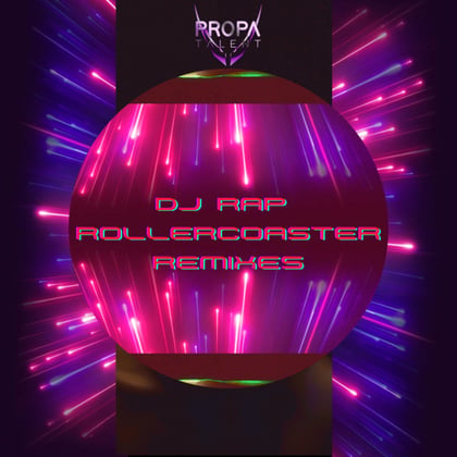 Rollercoaster album by DJ Rap - Drum and Bass Cover Art
