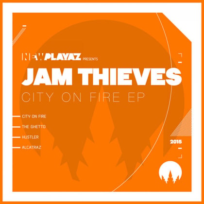 City On Fire EP album by Jam Thieves - Drum and Bass Cover Art