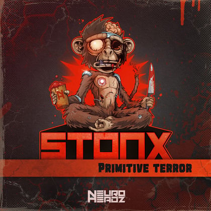 Primitive Terror album by Stonx - Drum and Bass Cover Art