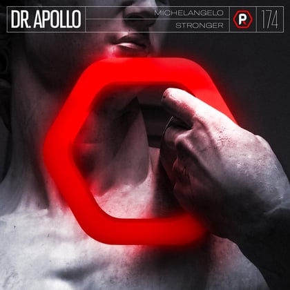 Michelangelo / Stronger album by Dr. Apollo - Drum and Bass Cover Art