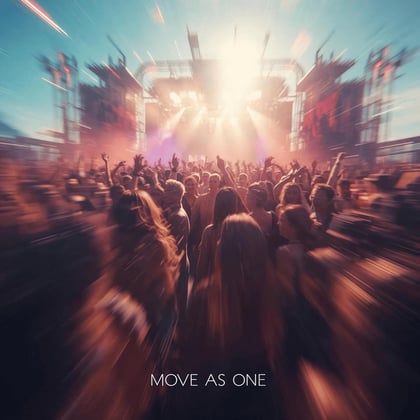 Move as one album by Kritix - Drum and Bass Cover Art