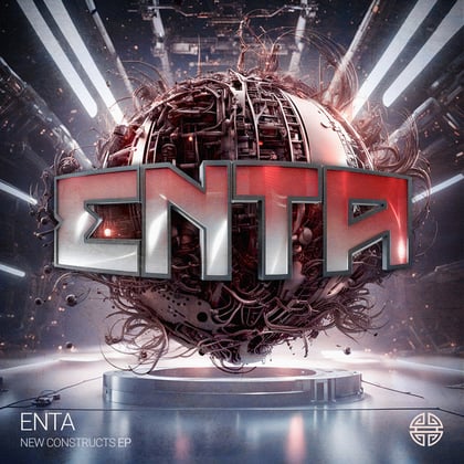 New Constructs EP album by enta - Drum and Bass Cover Art