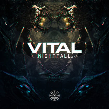 Nightfall LP album by Vital - Drum and Bass Cover Art