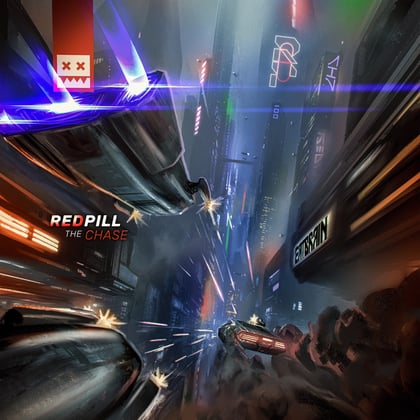 The Chase album by Redpill - Drum and Bass Cover Art