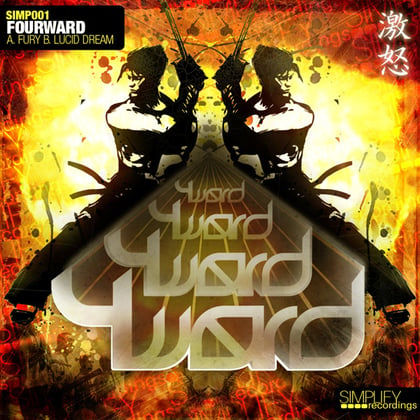 Fourward album by The Clamps & Fourward - Drum and Bass Cover Art