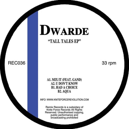 Tall Tales album by Dwarde - Drum and Bass Cover Art