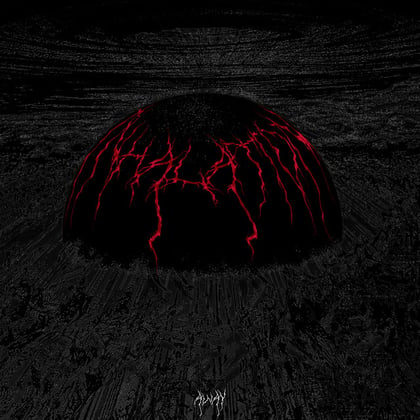 INHALATION album by A.way - Drum and Bass Cover Art