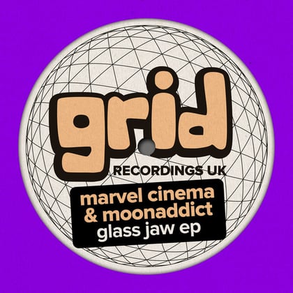 Glass Jaw EP album by Marvel Cinema - Drum and Bass Cover Art