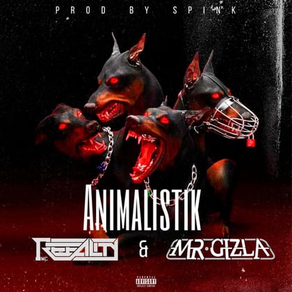 Animalistik album by Mc Reeality - Drum and Bass Cover Art