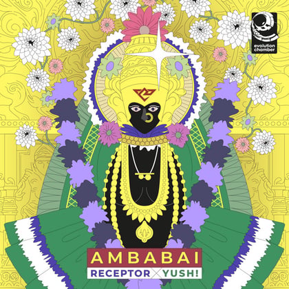 Ambabai album by Receptor - Drum and Bass Cover Art