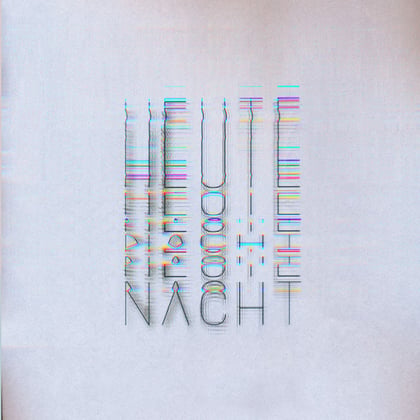 Heute Nacht album by Misanthrop - Drum and Bass Cover Art