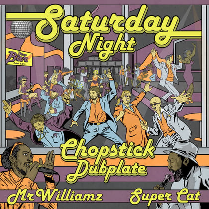 Saturday Night album by Chopstick Dubplate - Drum and Bass Cover Art