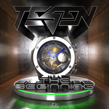 The Beginning album by Tesen - Drum and Bass Cover Art