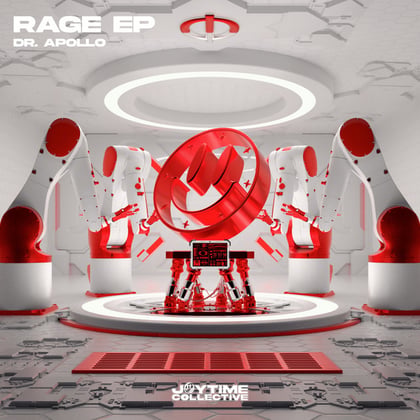 RAGE album by Dr. Apollo - Drum and Bass Cover Art