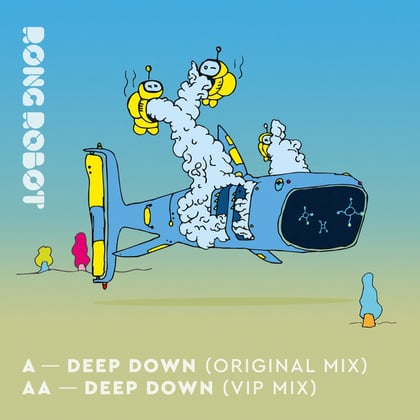 Deep Down album by Wickaman - Drum and Bass Cover Art