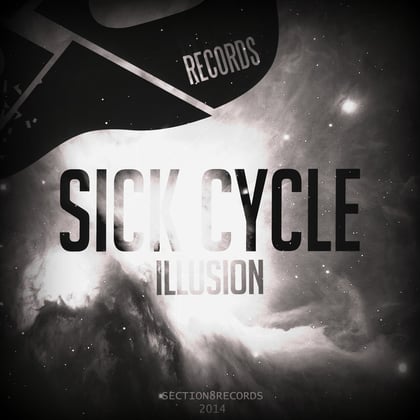 Illusion album by Sick Cycle - Drum and Bass Cover Art