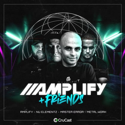 Amplify & Friends album by Amplify & Capone - Drum and Bass Cover Art