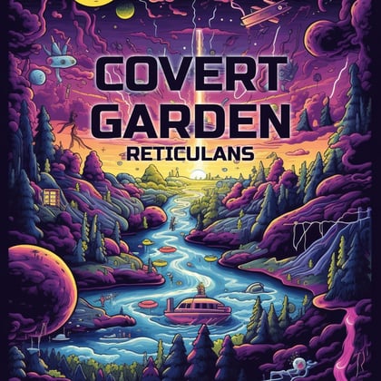 Reticulans album by Covert Garden - Drum and Bass Cover Art