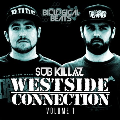 Westside Connection Vol 1 album by Nick The Lot & Sub Killaz - Drum and Bass Cover Art