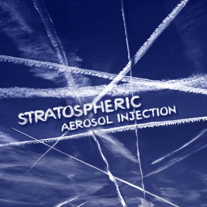 Stratospheric aerosol injection album by Mr Traumatik - Drum and Bass Cover Art