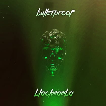 Blackmamba album by Bulletproof - Drum and Bass Cover Art