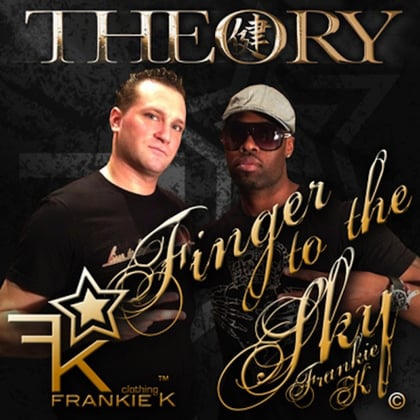 Finger To The Sky (Frankie K) - Single album by Theory - Drum and Bass Cover Art