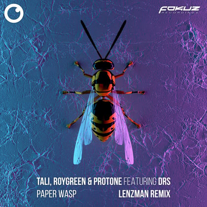 Paper Wasp (Lenzman Remix) album by RoyGreen & Protone, Lenzman & Tali - Drum and Bass Cover Art