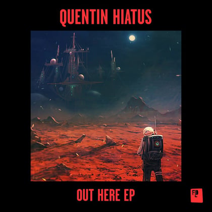 Out Here EP album by Quentin Hiatus & Kryptomedic - Drum and Bass Cover Art