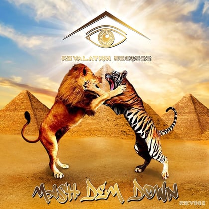 MASH DEM DOWN album by Revalation - Drum and Bass Cover Art